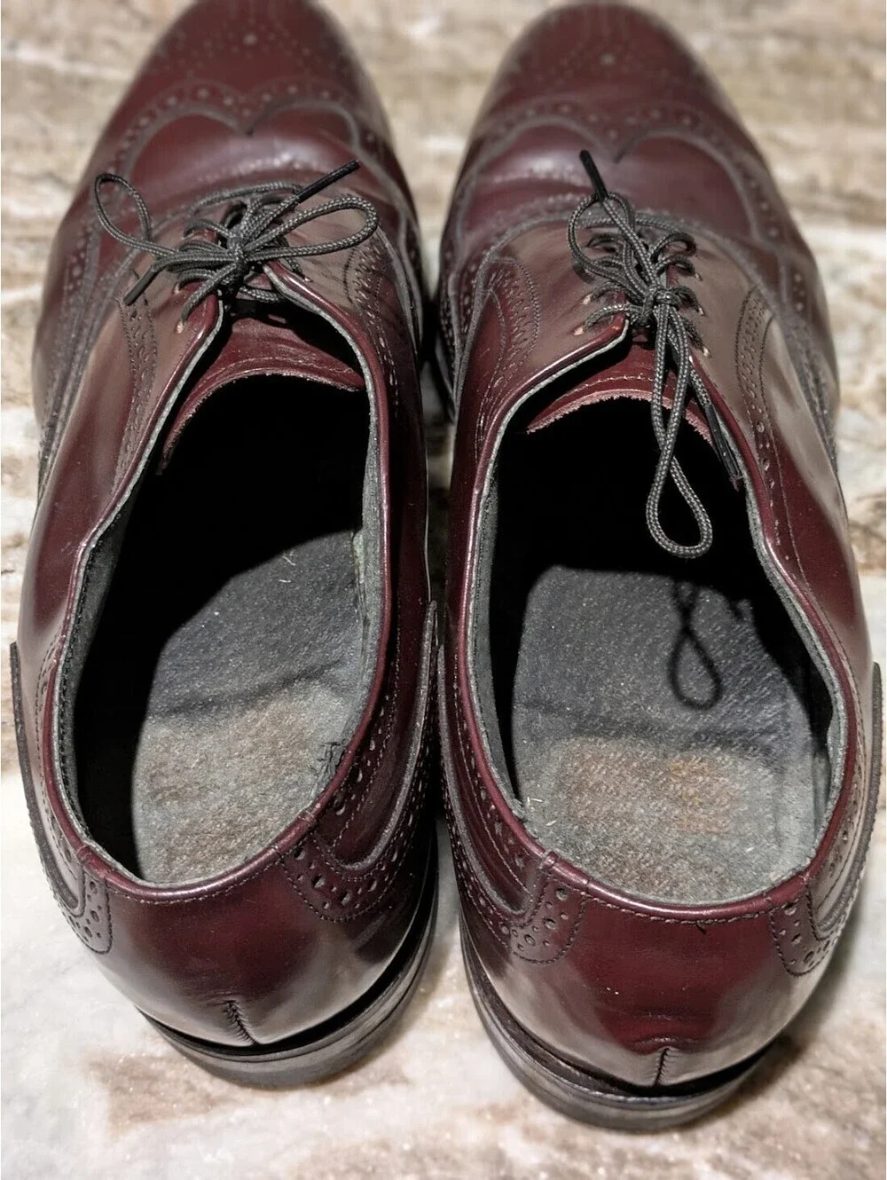 Vintage Oxfords Oxblood Goodyear Heel 10.5M